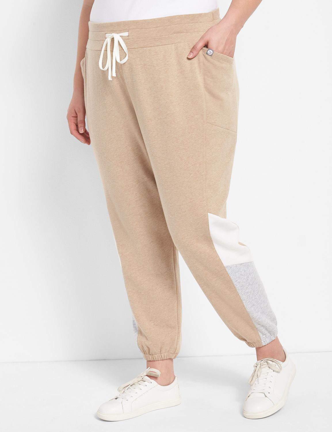 LIVI Mid Rise French Terry Full Len Product Image 1