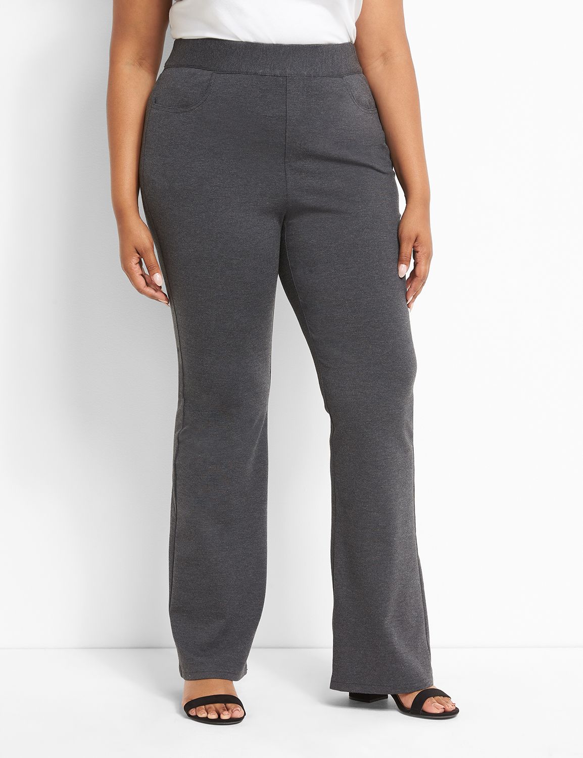 Pull-On Ponte Boot Pant