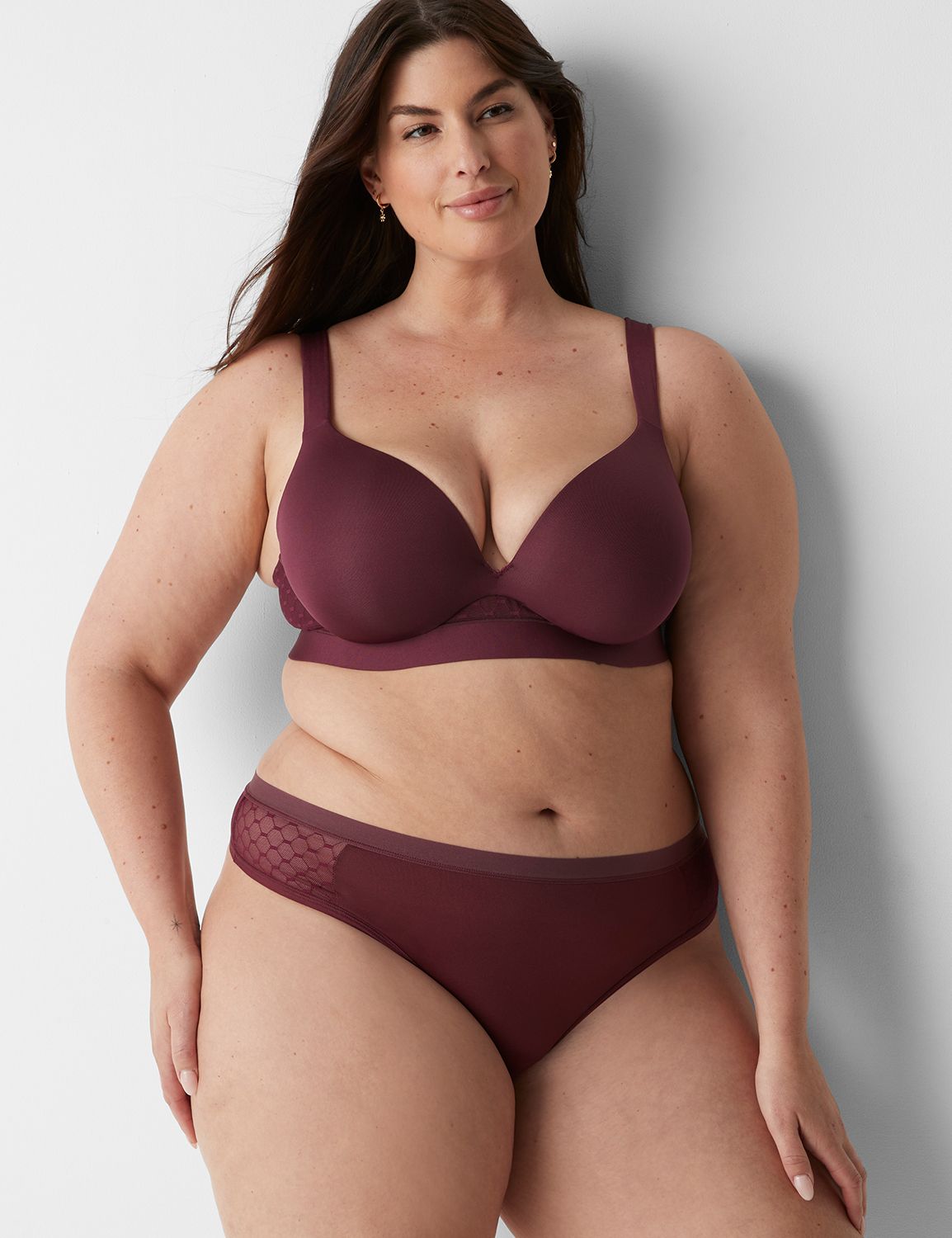 No Show Thong Mesh Sides and Back 1 | LaneBryant