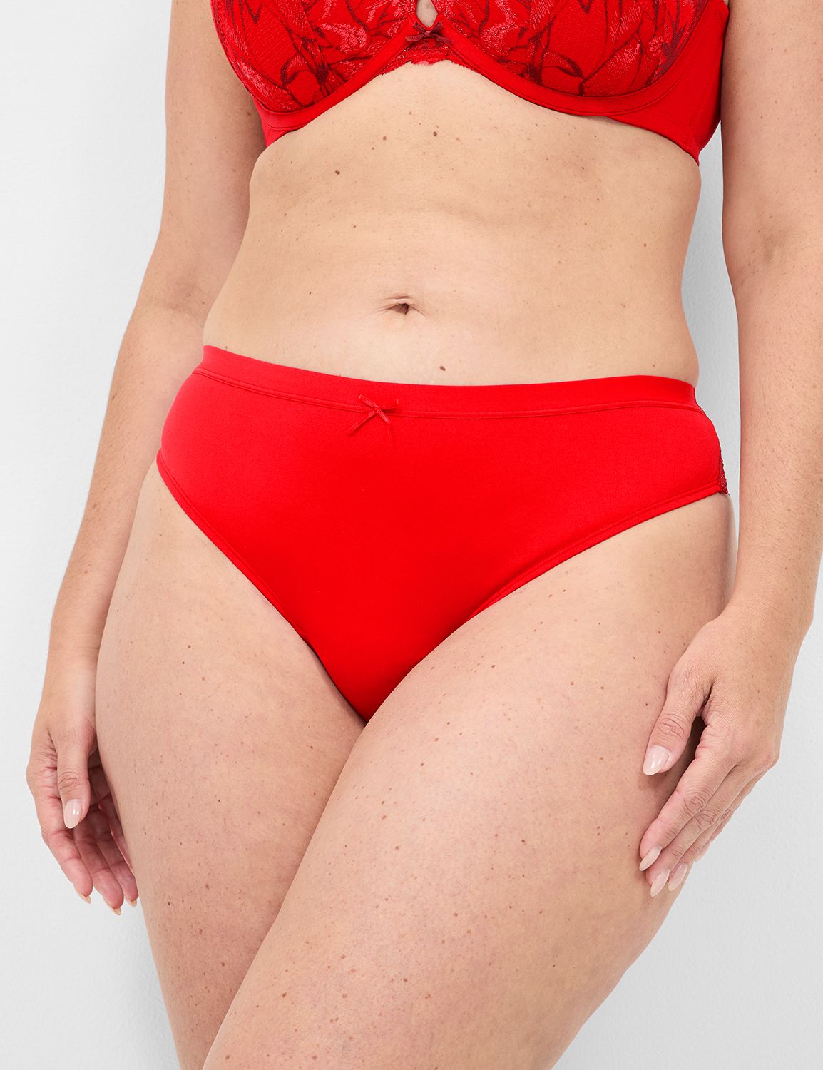 No Show Thong Crystal Lace Back 114 Product Image 1