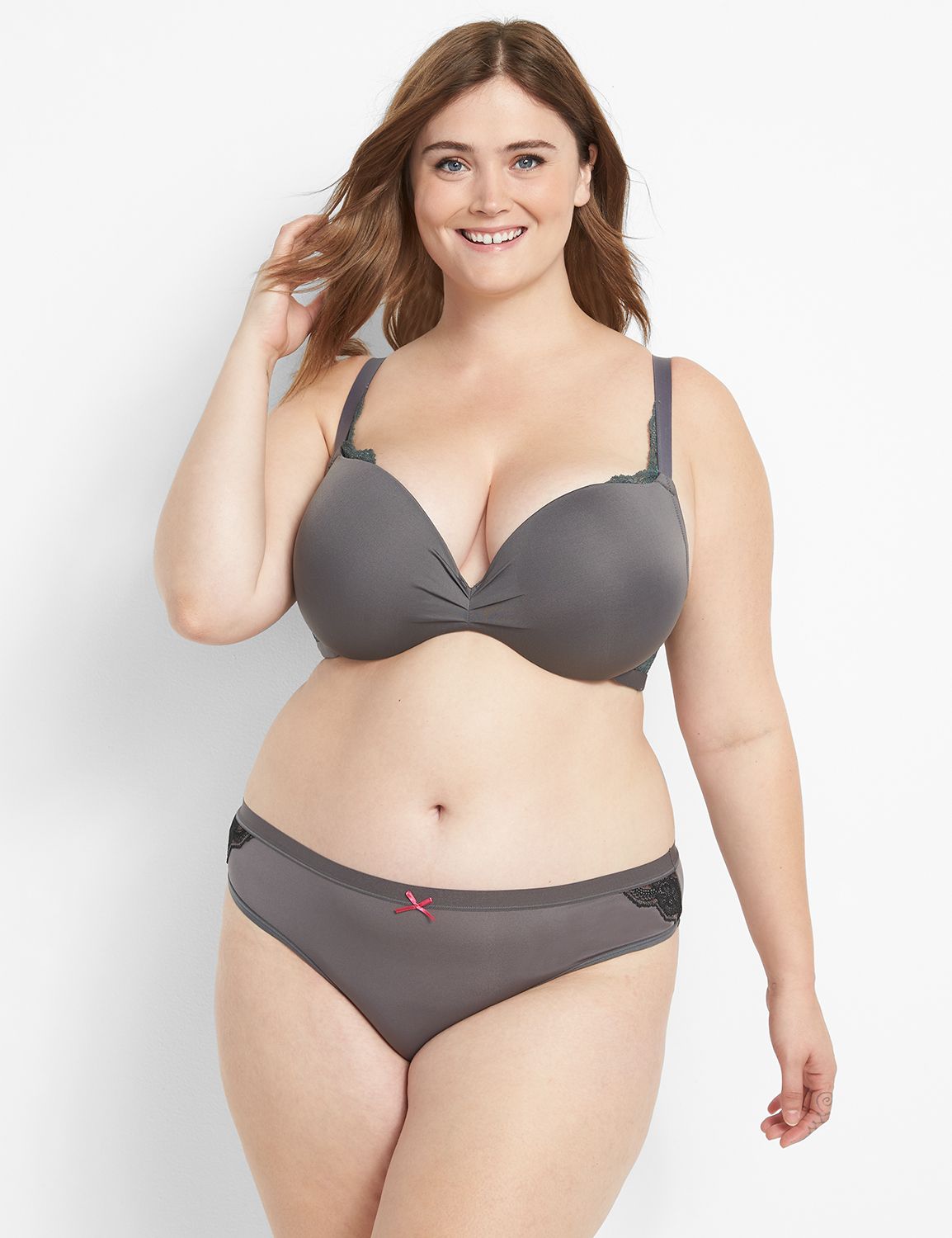 lane bryant max boost plunge bra