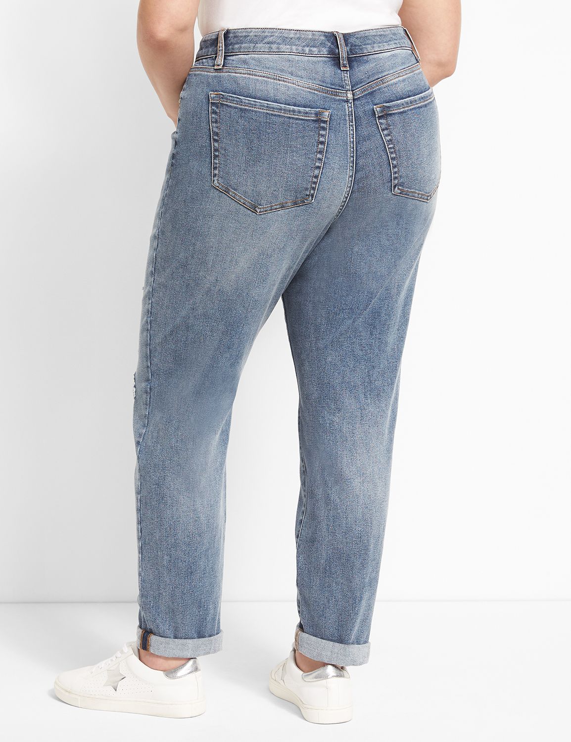 Medium Wash Boyfriend Jean main image 1
