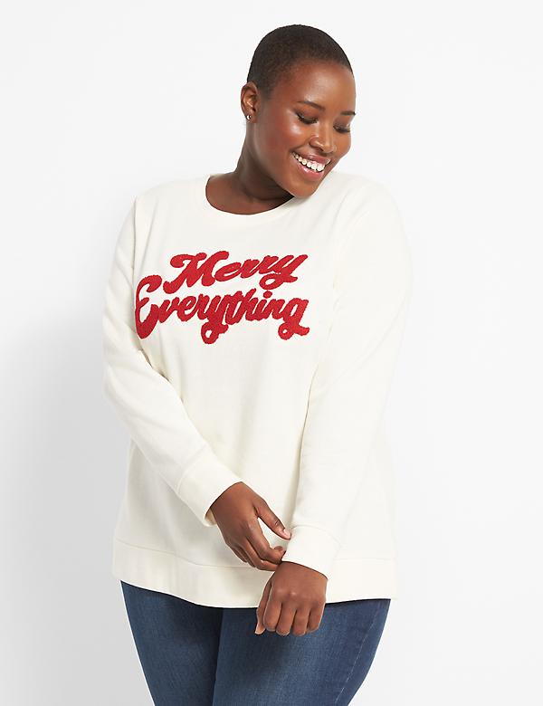 Merry Everything Graphic Sweatshirt