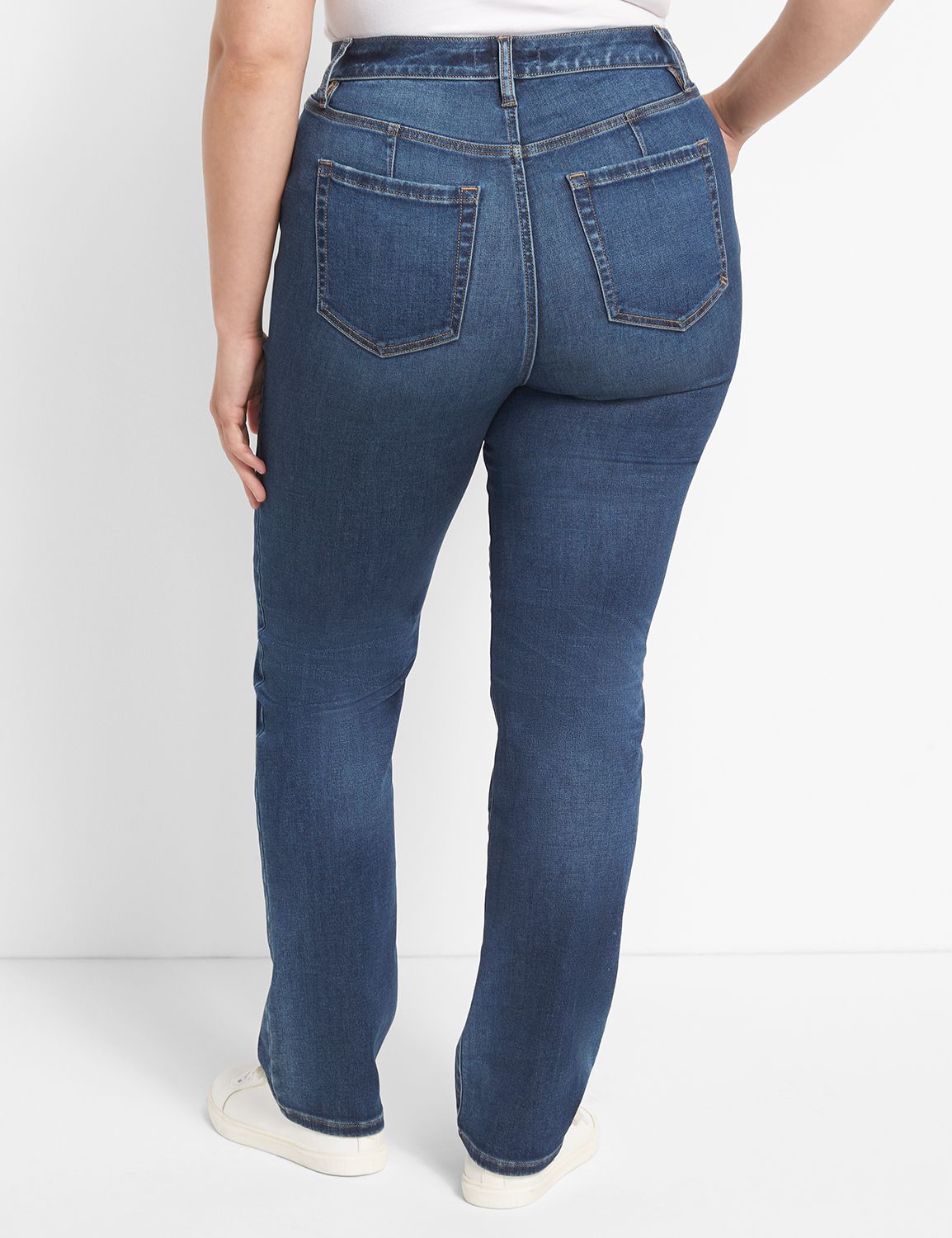Fit Genius High-Rise Straight Jean - Medium Wash