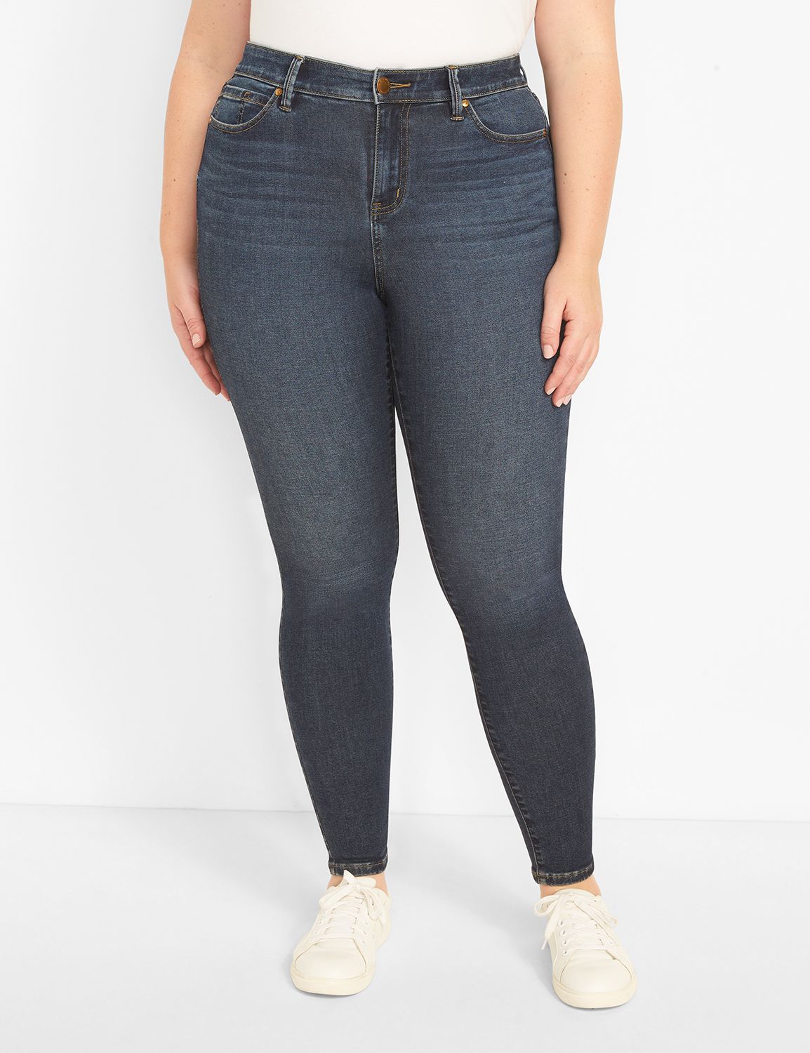 Straight Fit High-Rise Skinny Jean