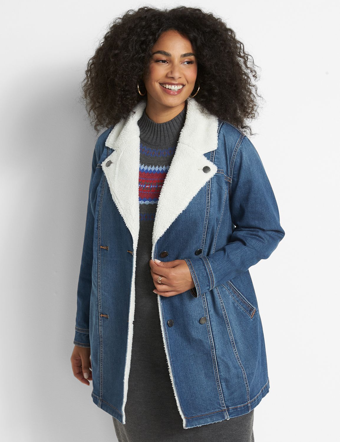 Lane bryant jean outlet jacket