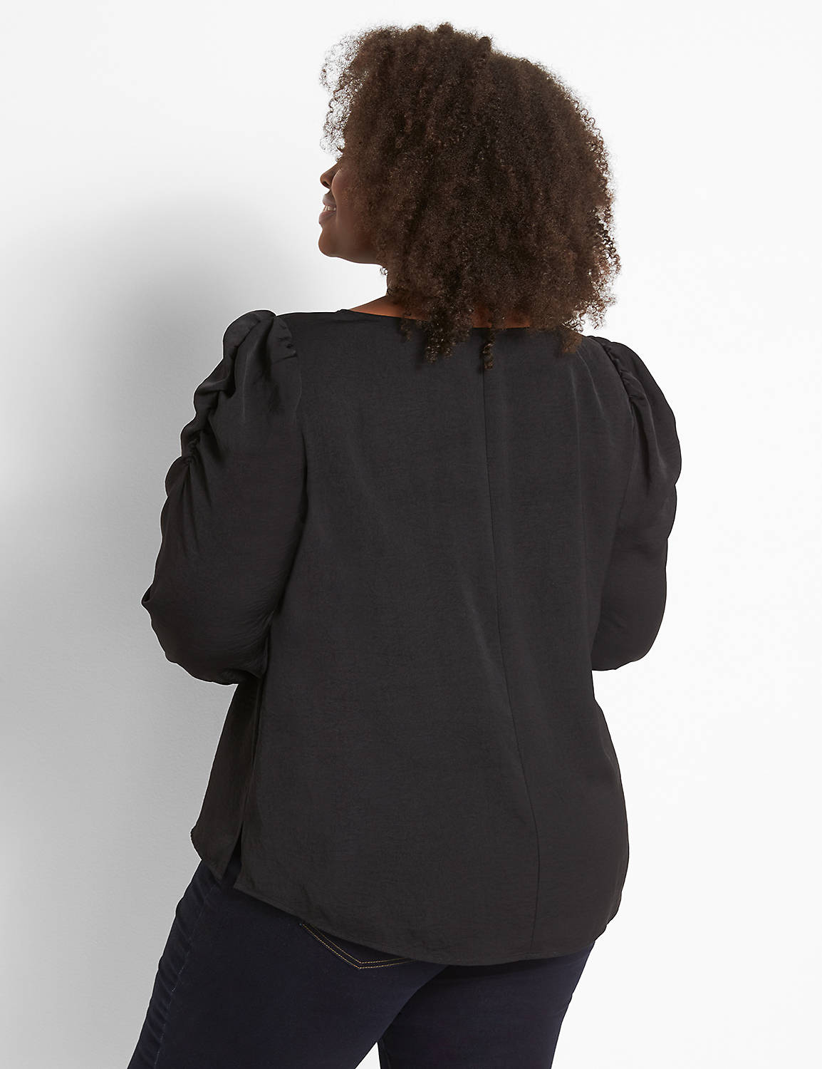 Puff-Sleeve Blouse Product Image 2