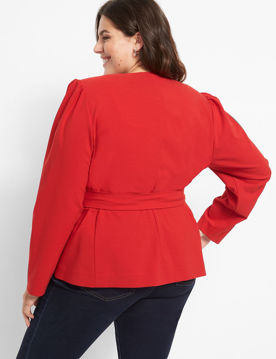 Lane bryant hot sale red blazer