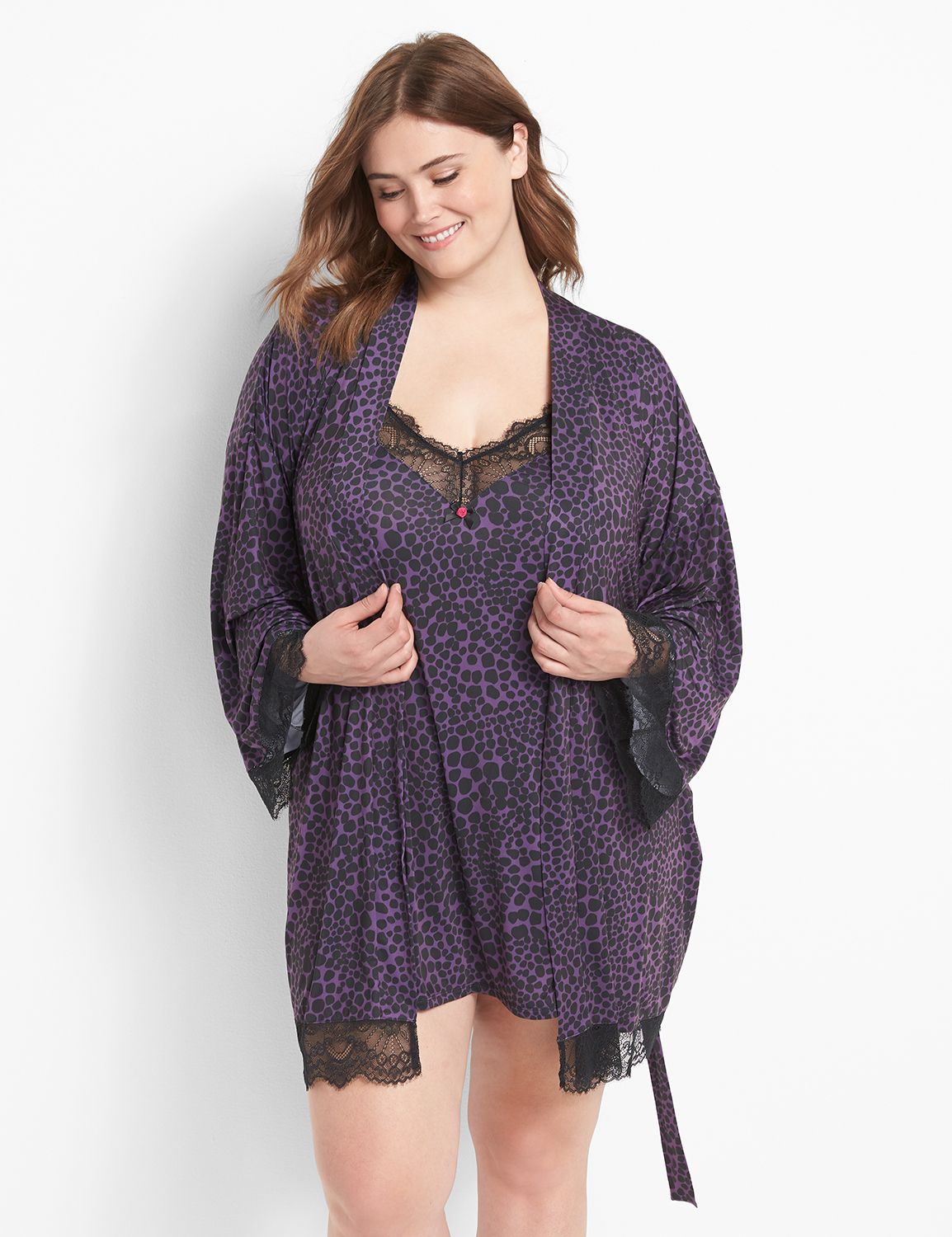 Animal Print Robe LaneBryant