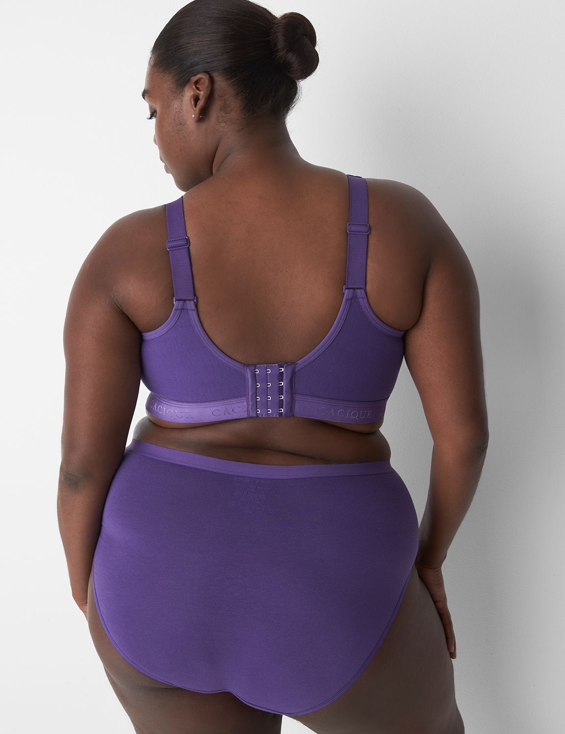 Cotton High Leg Brief Soft Stretch Product Image 2