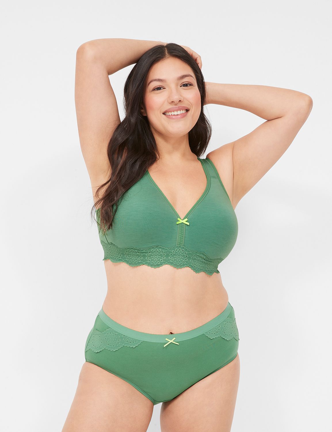 YoLace Trim High Leg Brief