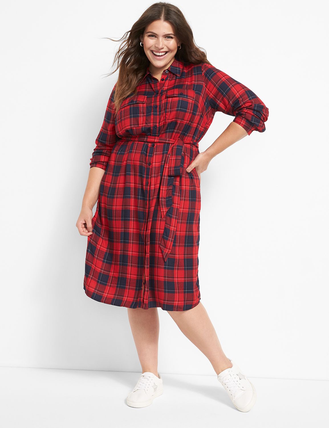 Lane bryant 2024 shirt dress