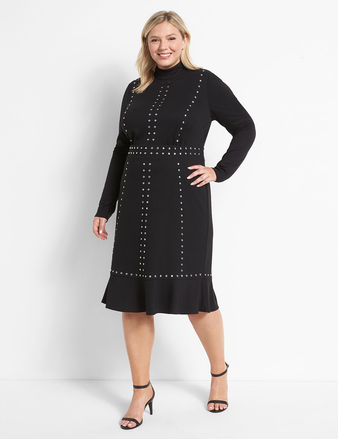 Lane bryant store black dress