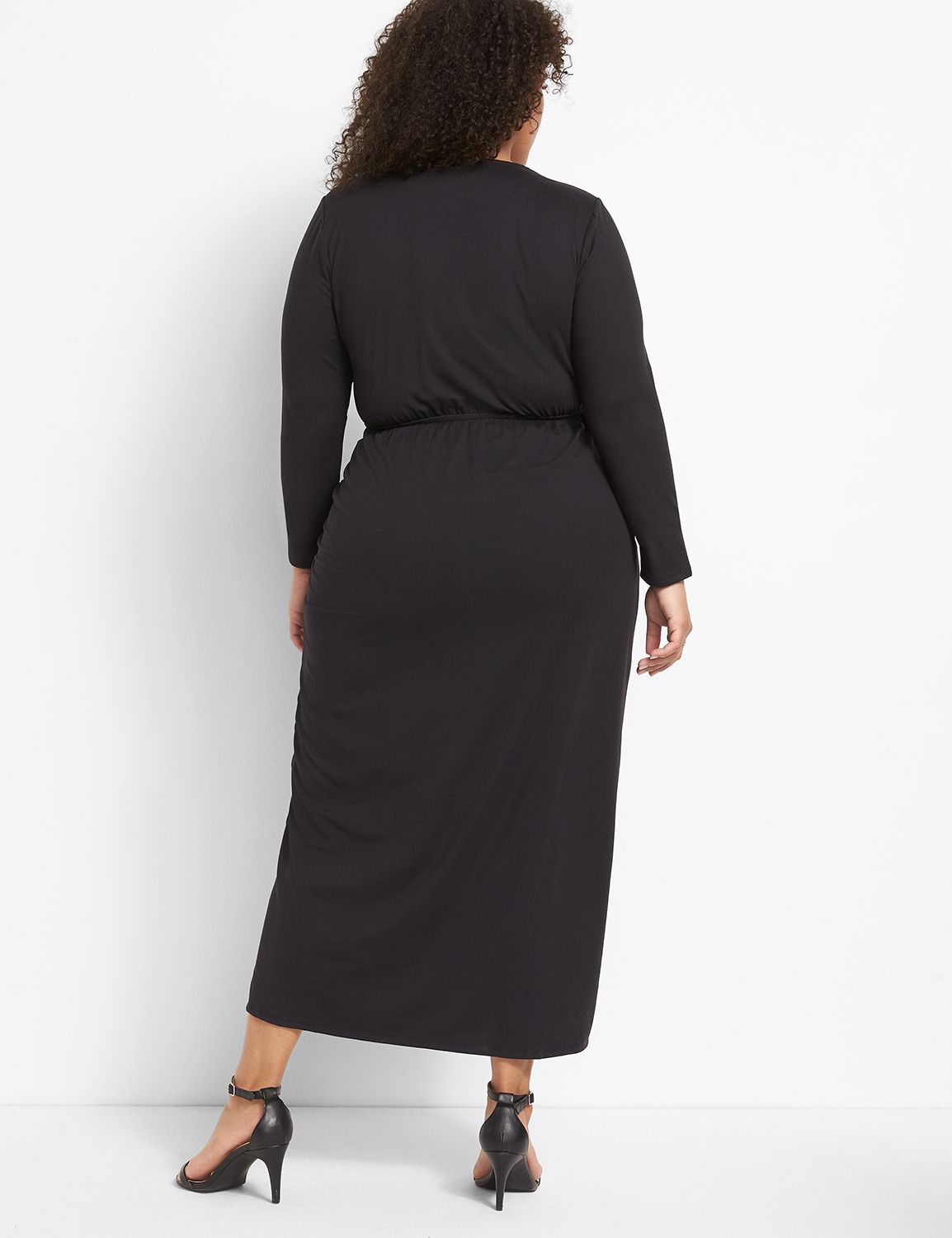 flared knitted dress Fit & Flare Tonal Textured Asymmetrical Knit Dress