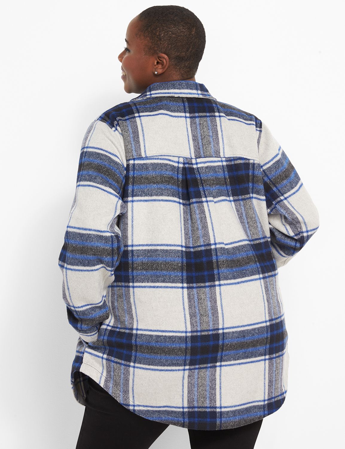 Plaid Long Shacket 1123767 Product Image 2