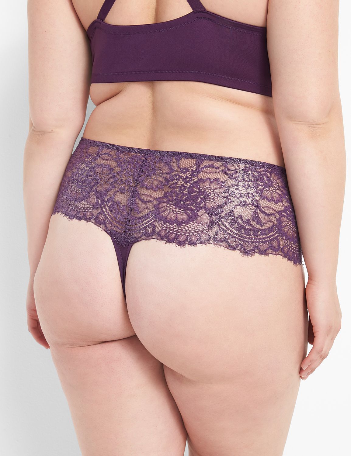 Lace Wide-Side Thong