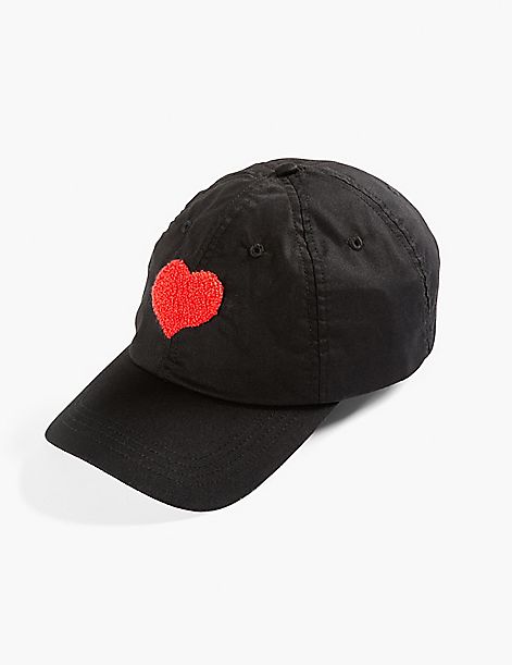 Heart Applique Baseball Cap
