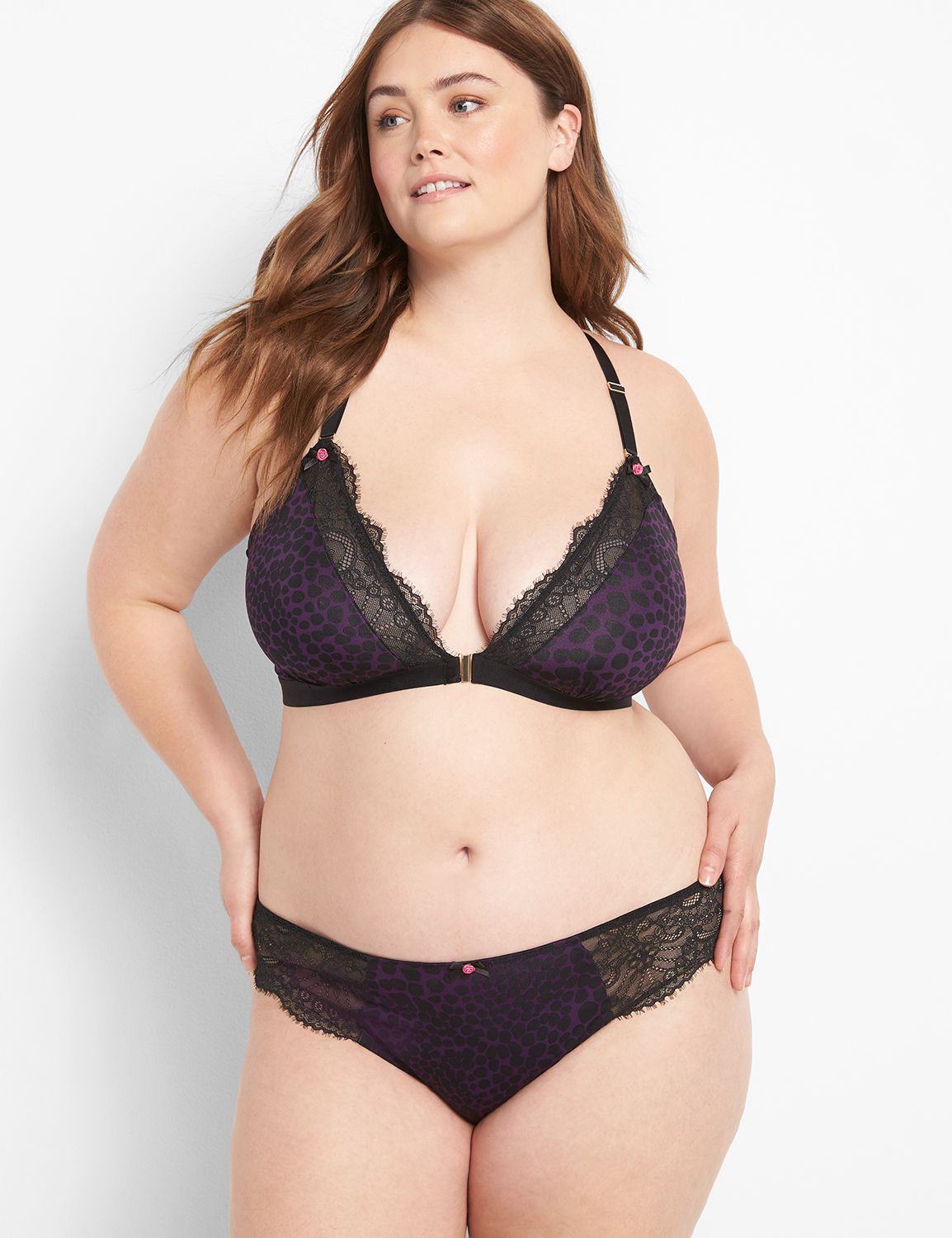 Printed Lace Thong 1123401 Product Image 2