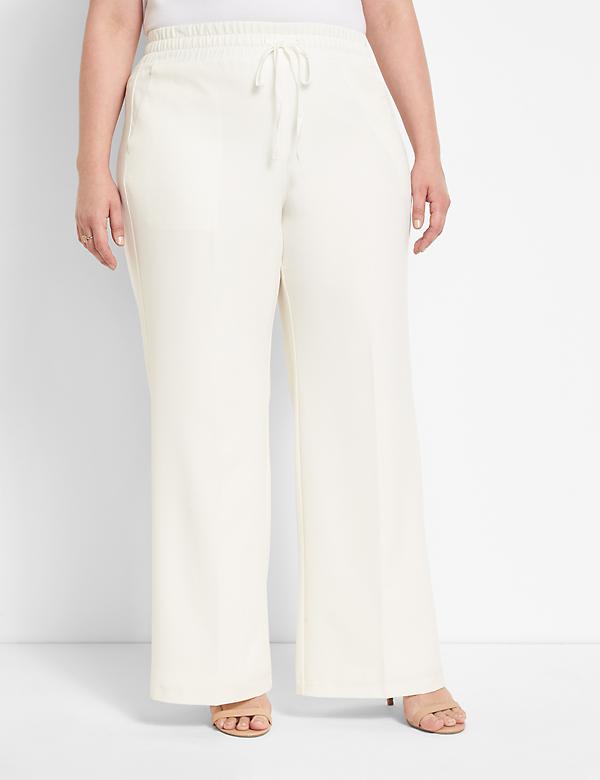 Pull-On Perfect Drape Wide Leg Pant - Lined