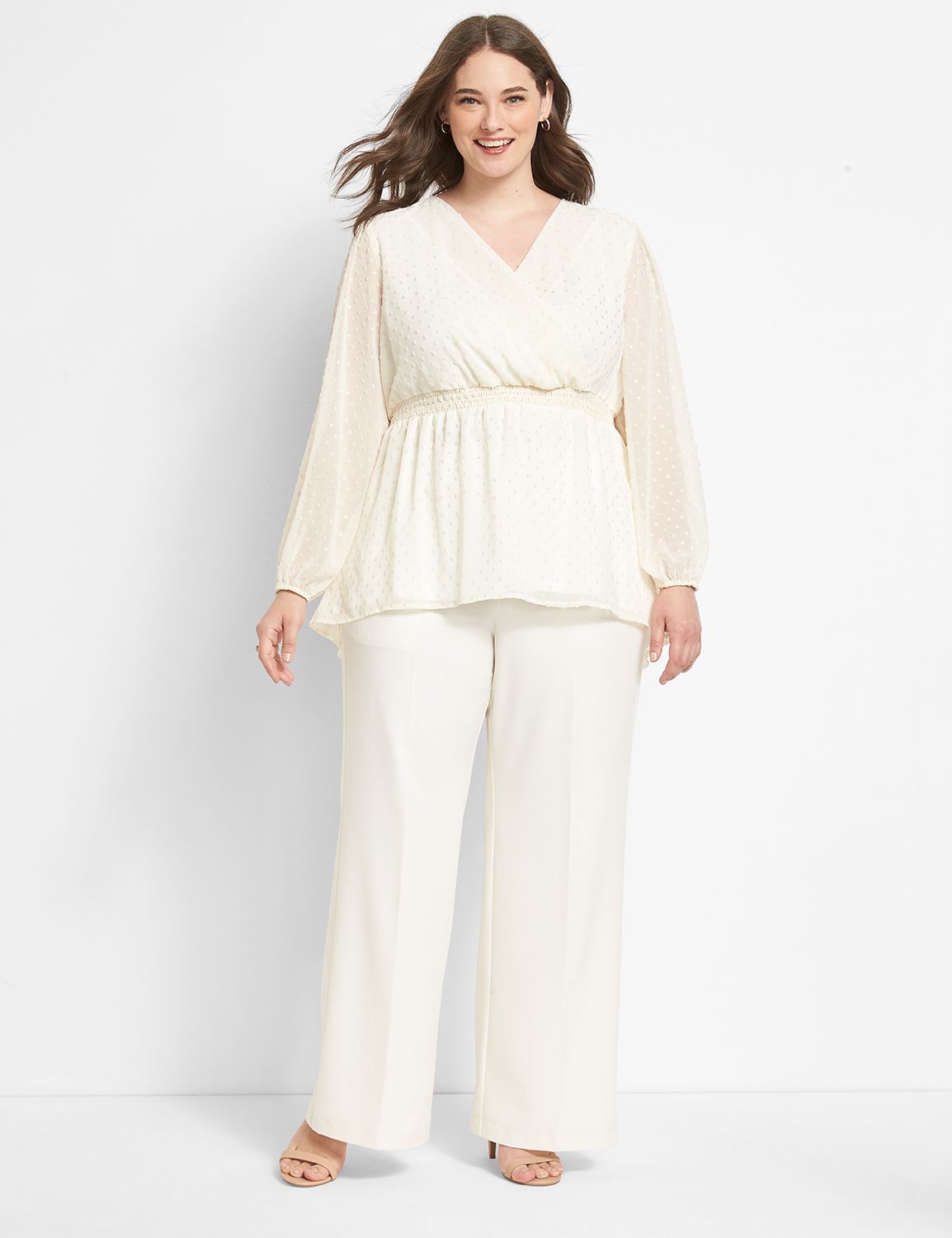 Pull-On Perfect Drape Wide Leg Pant - Lined