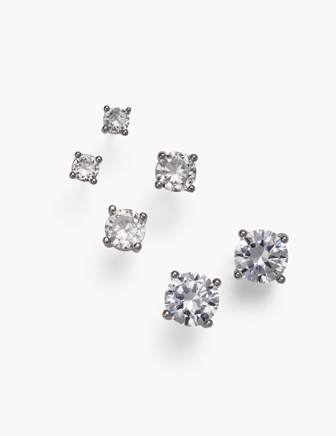 Graduated CZ stud 3 PK Product Image 1