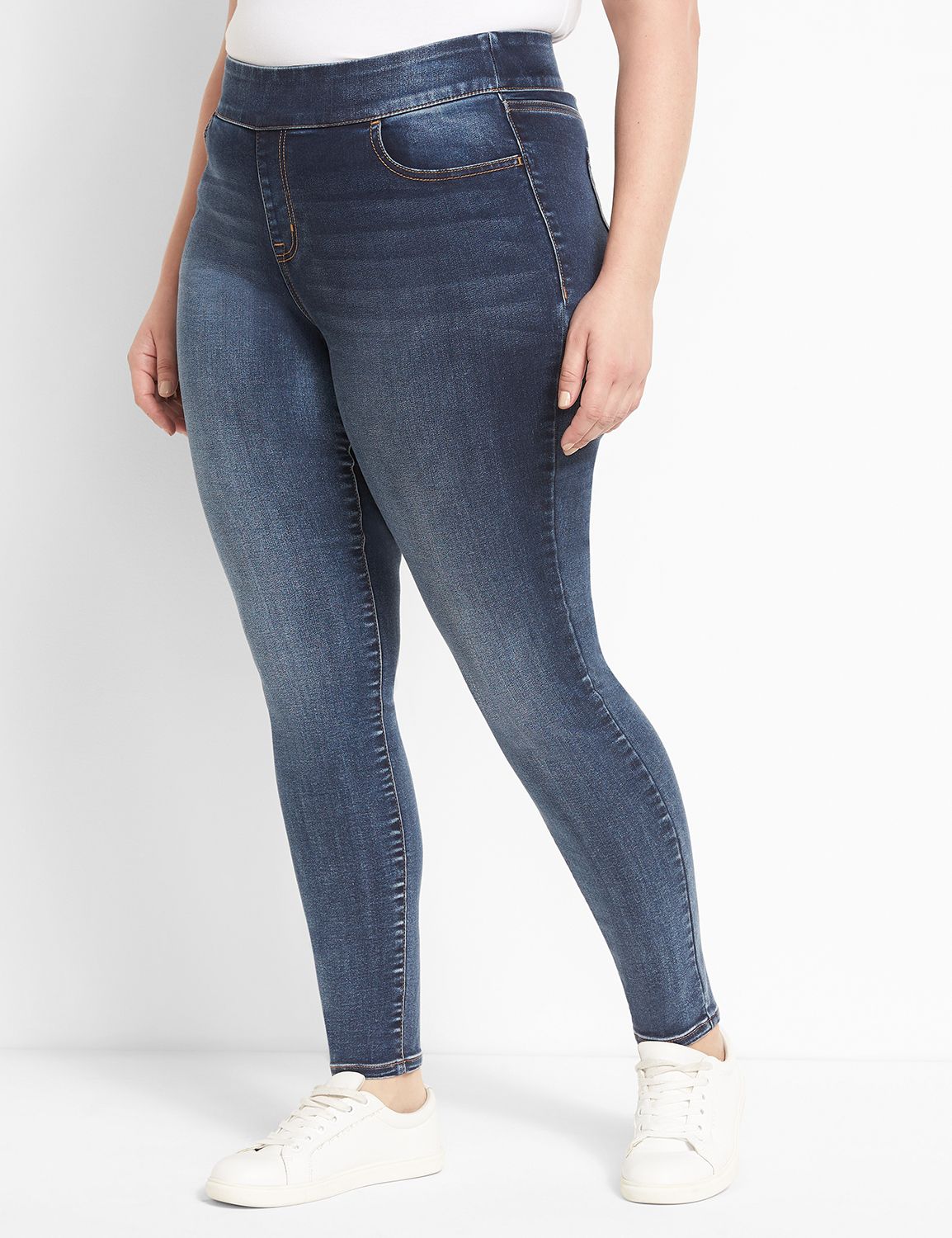 pocket detail high rise jegging