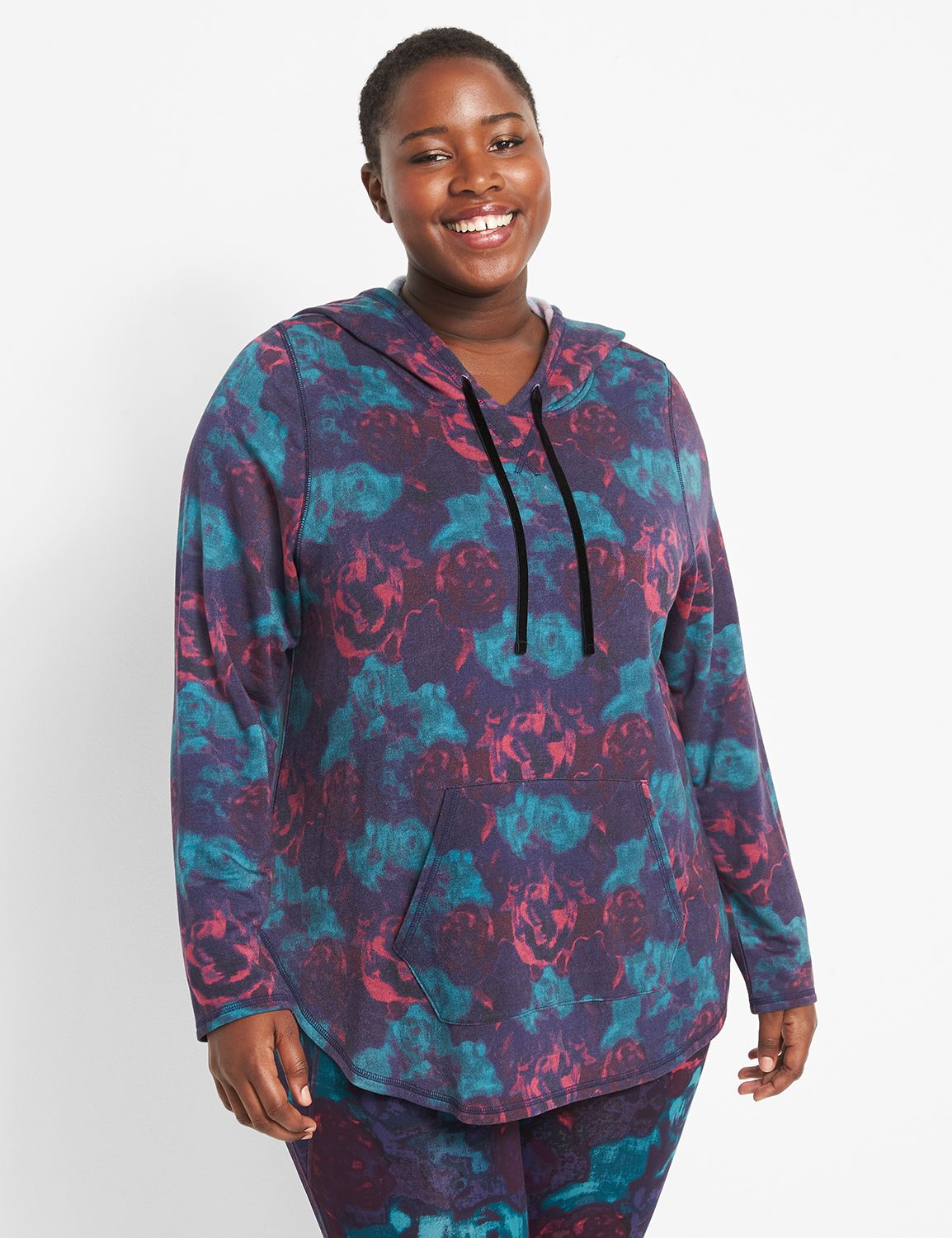 Plus size hooded clearance tunic