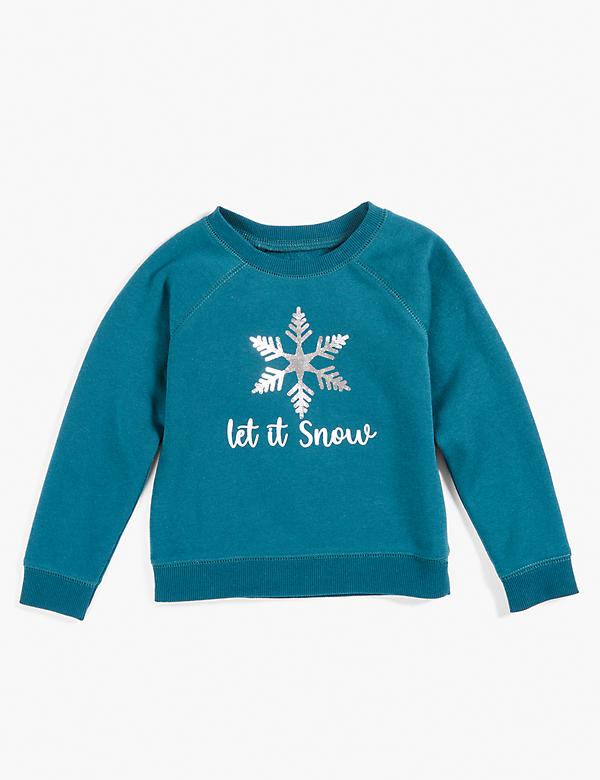 Toddler’s Let It Snow Graphic Sweatshirt