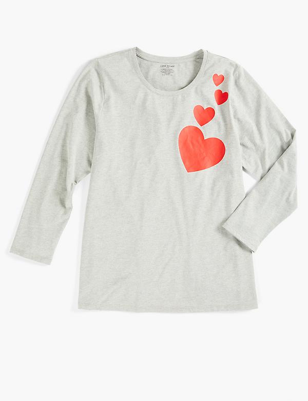 Hearts Graphic Top