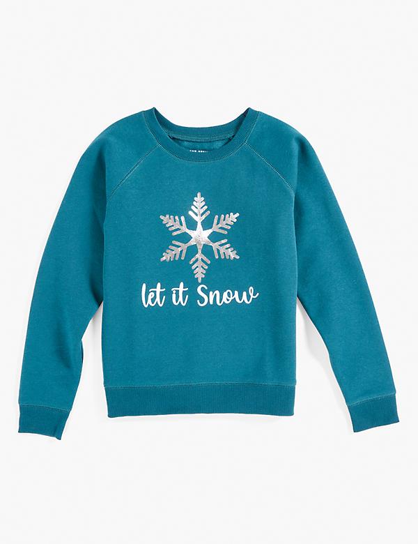 Kid’s Let It Snow Graphic Sweatshirt 