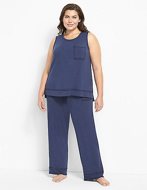 French Terry Top & Pant PJ Set