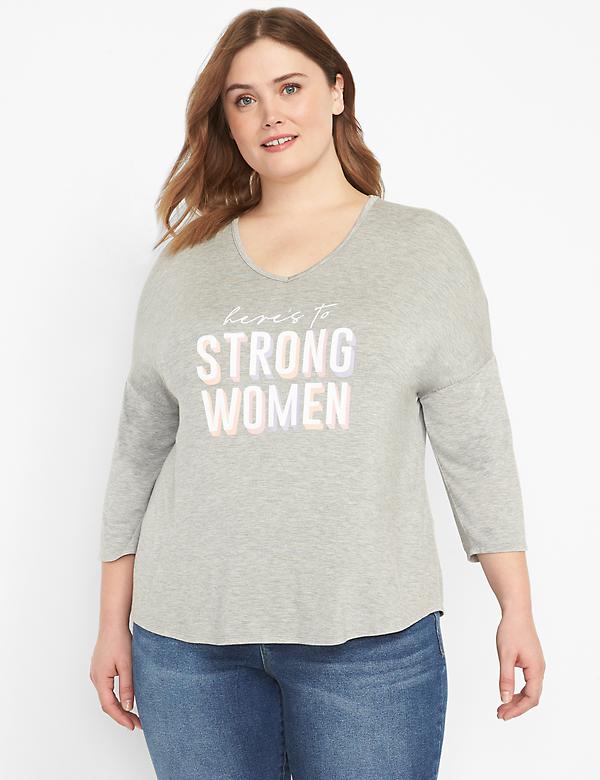Here's To Strong Women Graphic Tee