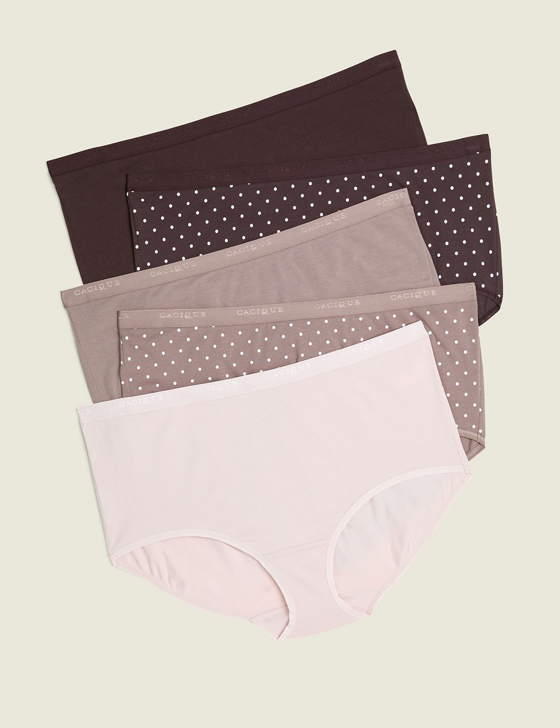 Cotton Full Brief Panty - 5-Pack