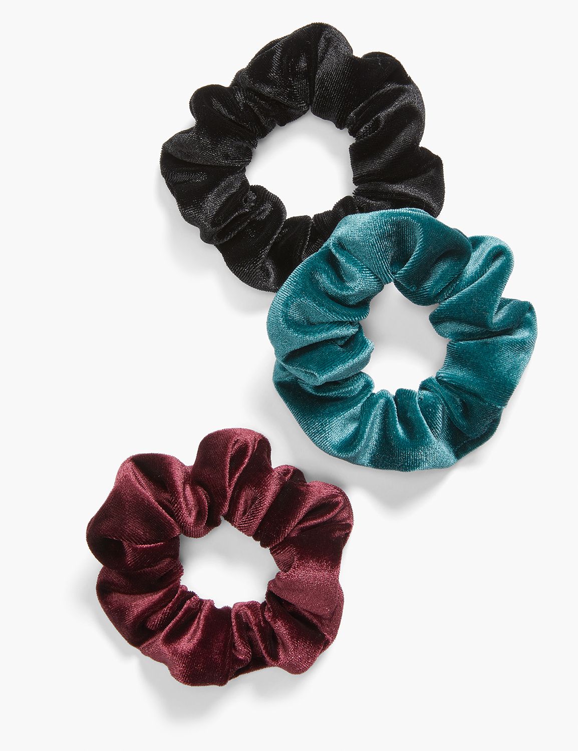 LIVI Velour Scrunchies 3-Pack Product Image 1