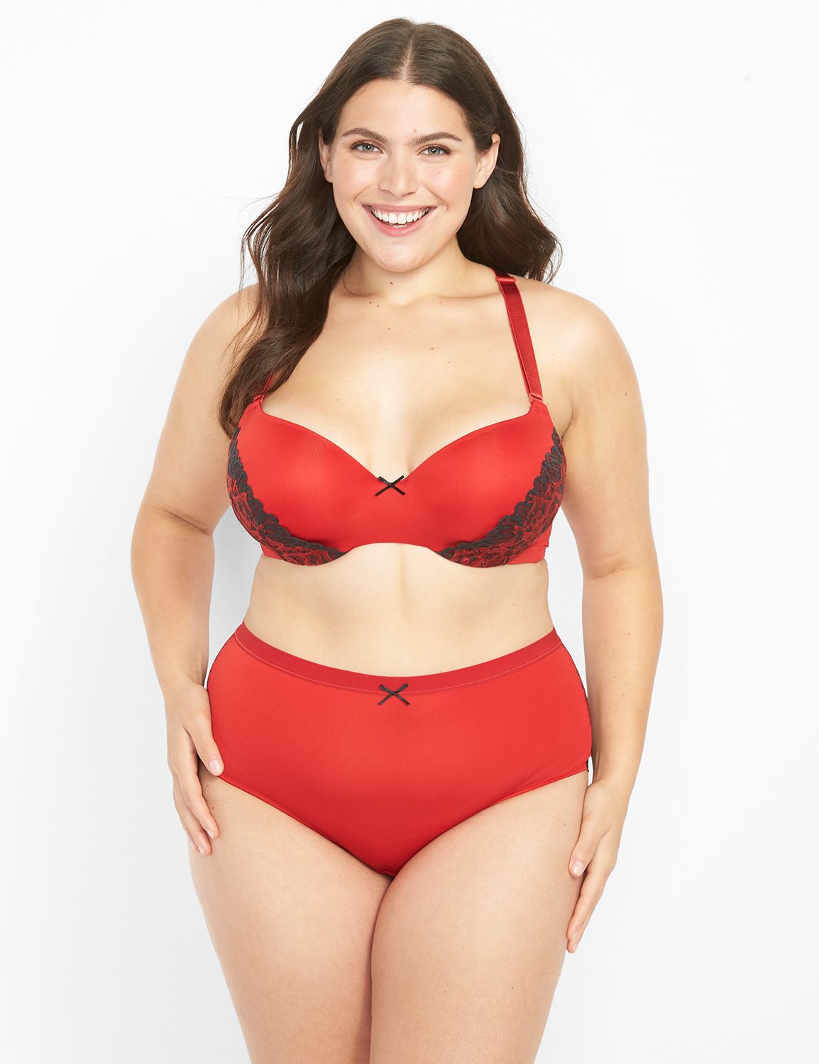 Lane Bryant Lace Lightly Lined Balconette Bra