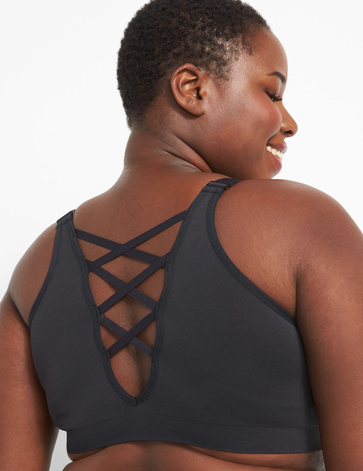 Seamless Strappy Back Bralette 1123