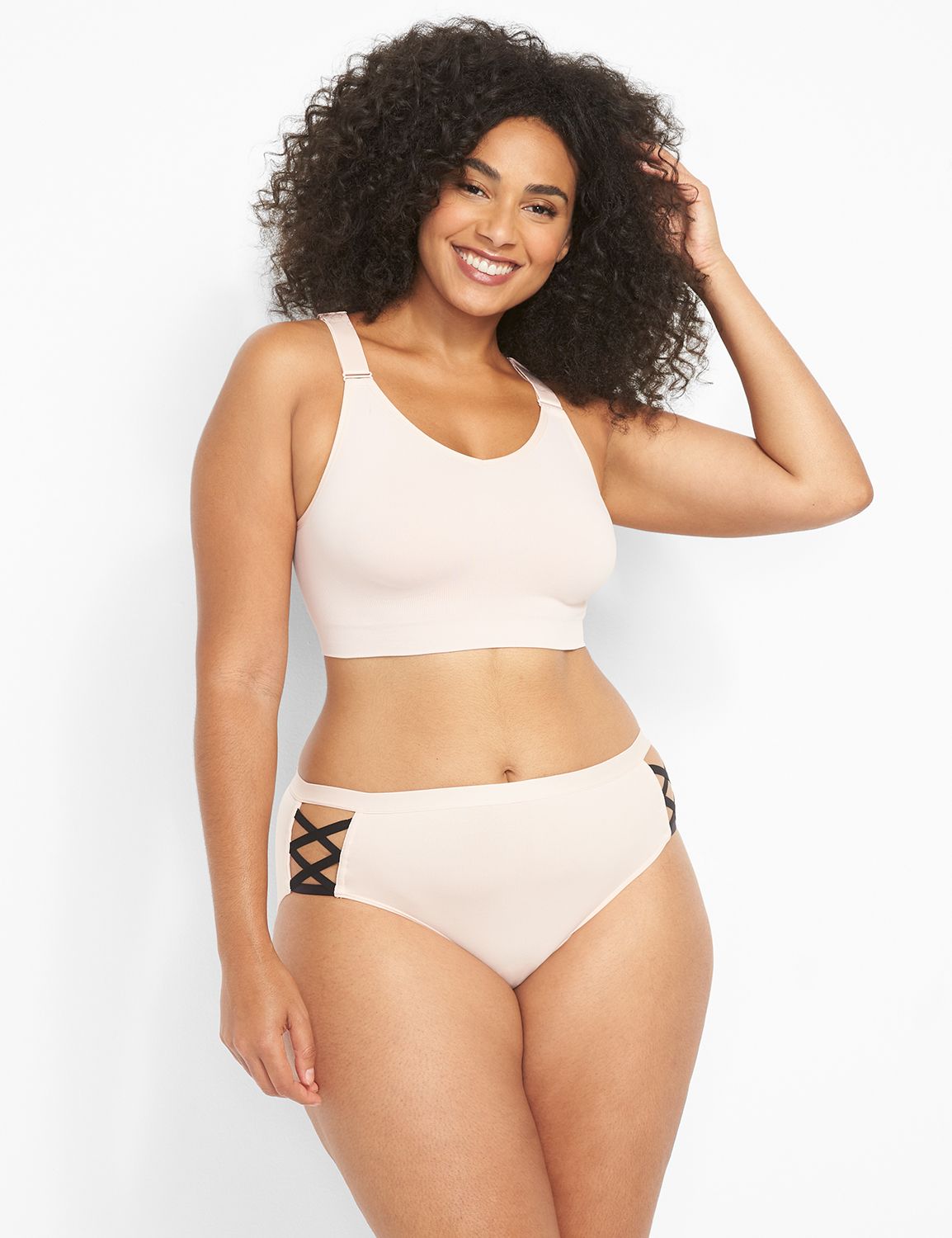 Seamless Strappy Back Bralette 1123 Product Image 1