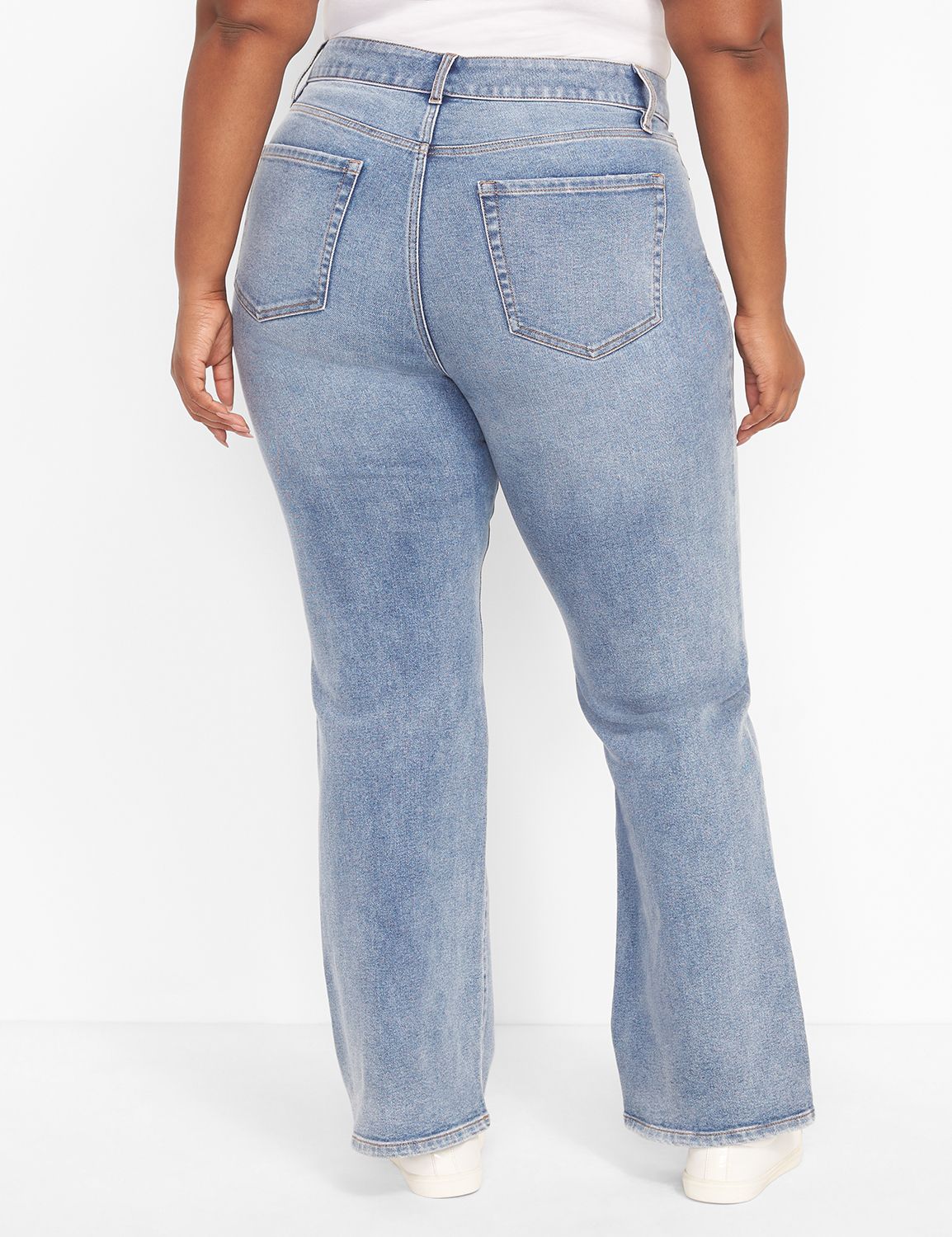CURVY HIGH RISE BOOT - JAN WASH 1 LBO SLUB 1125524:Light Denim:12 Product Image 2