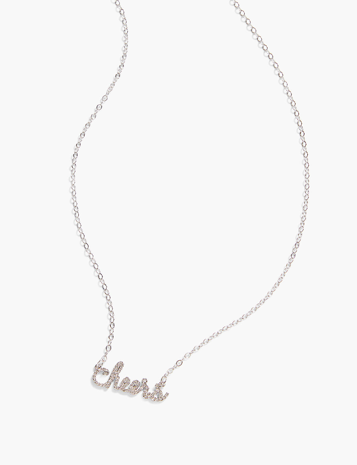 CHEERS NECKLACE:Silver:ONESZ Product Image 1
