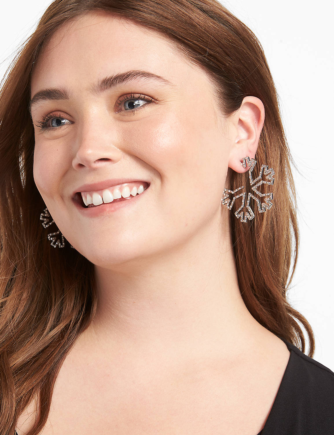 SNOWFLAKE STATEMENT EARRING Product Image 1