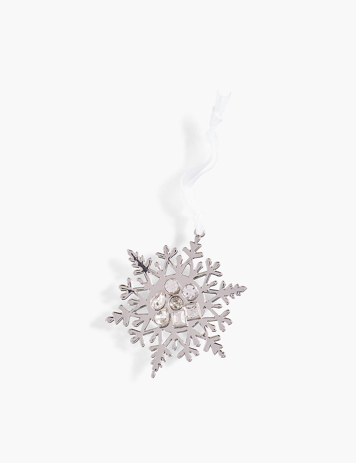 SNOWFLAKE ORNAMENT WITH 3 PK EARRIN Product Image 1