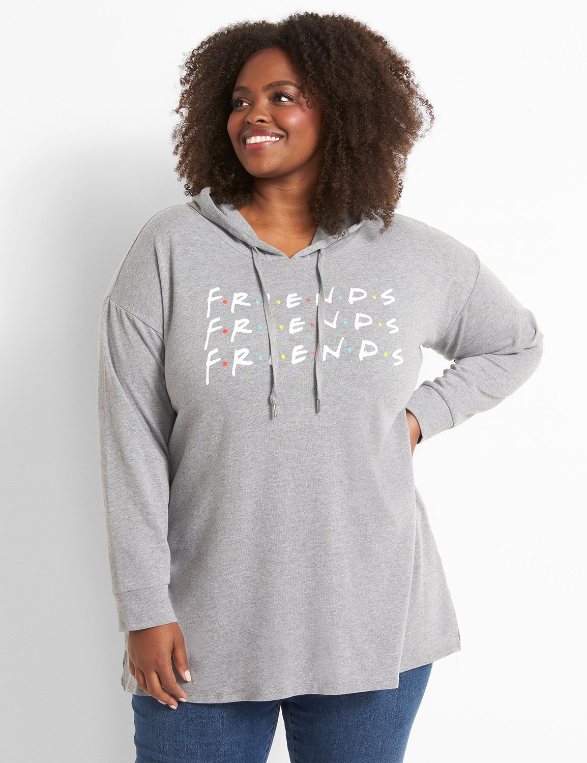 Plus size store friends hoodie