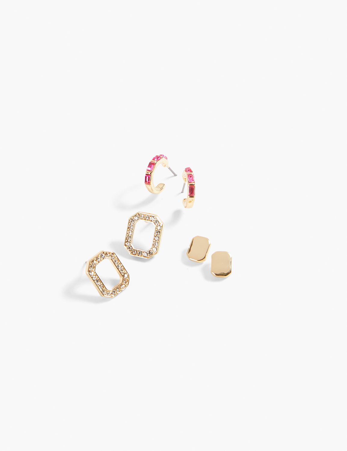 GEO MIXED 3 PK EARRINGS Product Image 1