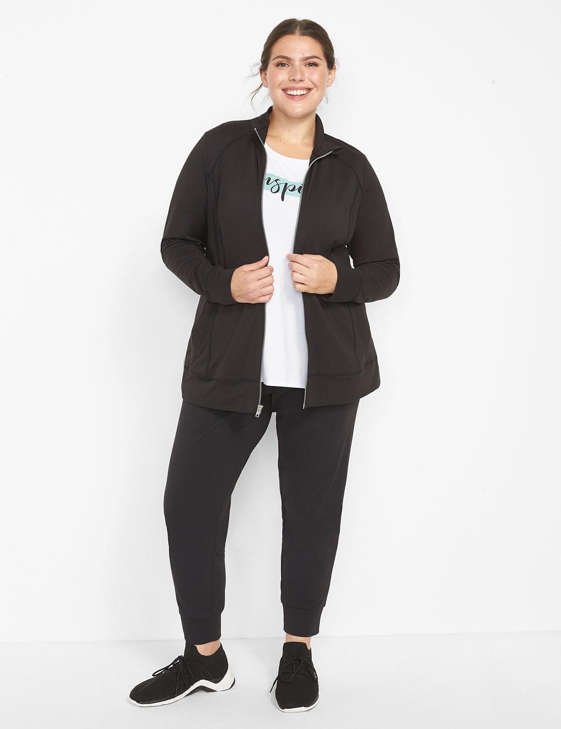 Vivian, Soft Fur Zip Up Long Sleeve Bomber Jacket
