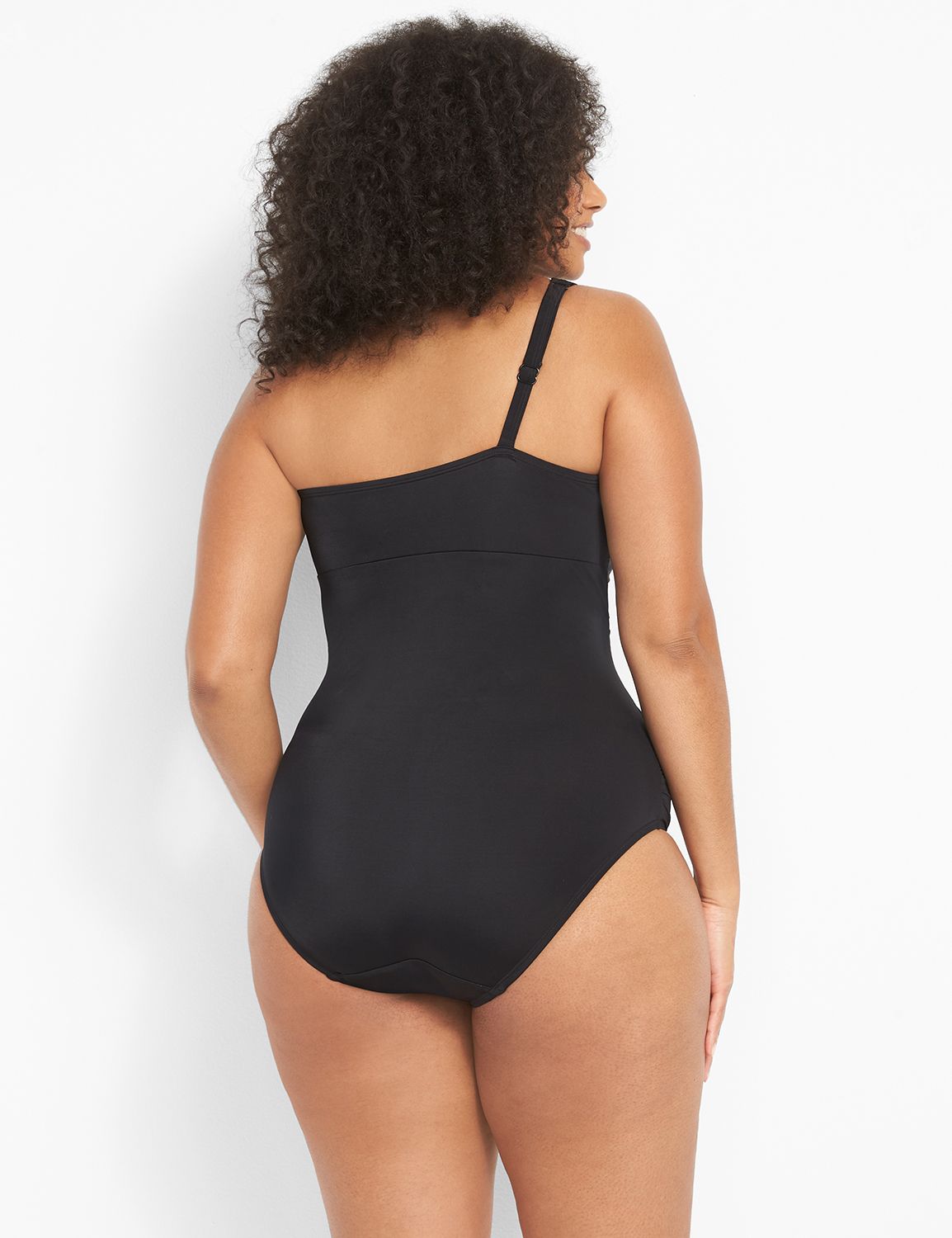 Asymmetrical No Wire One Piece LaneBryant