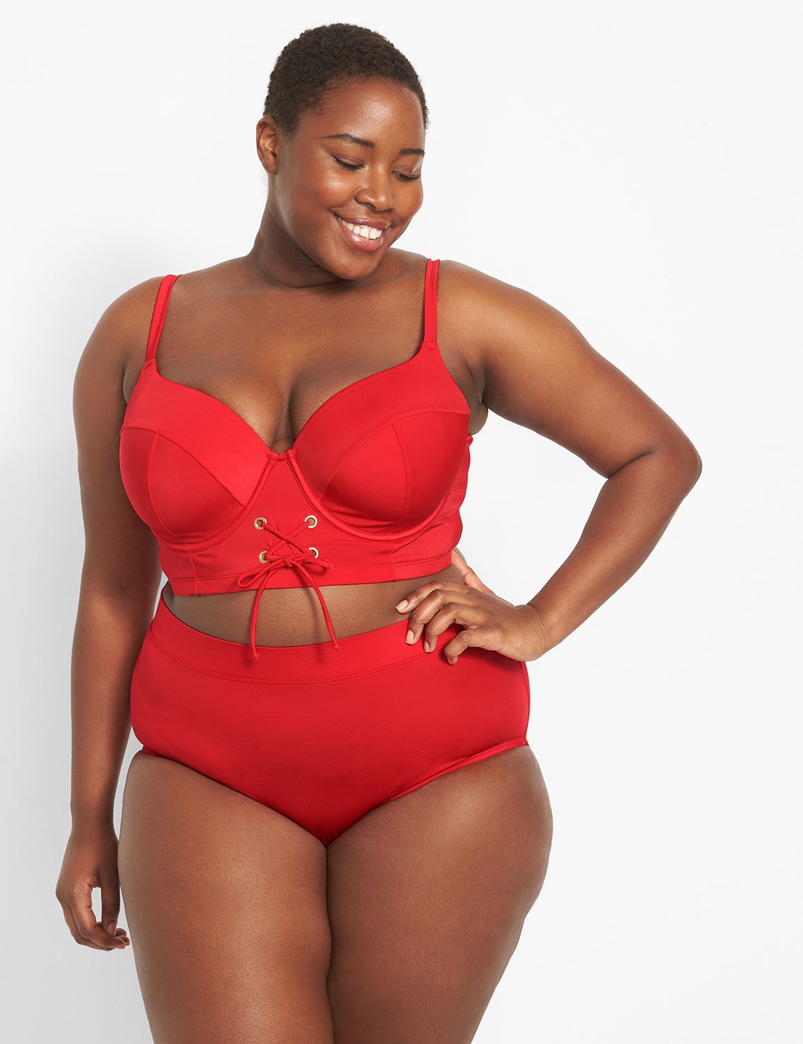 Red Plus Size Swimsuits Bathing Suits Cacique