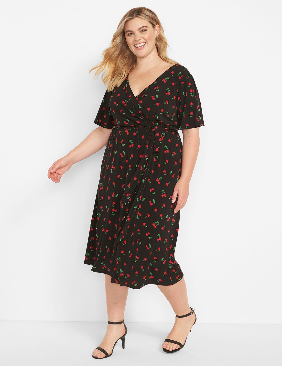 Lane bryant faux wrap dress hotsell