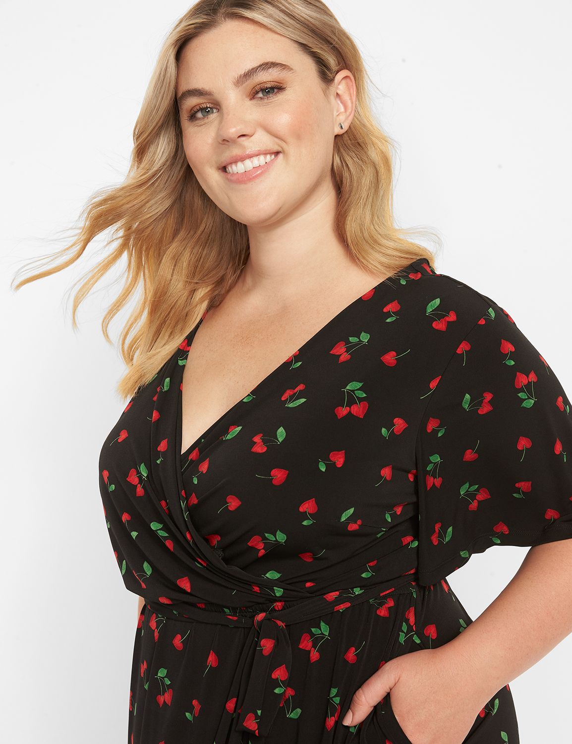 Lane bryant shop faux wrap dress