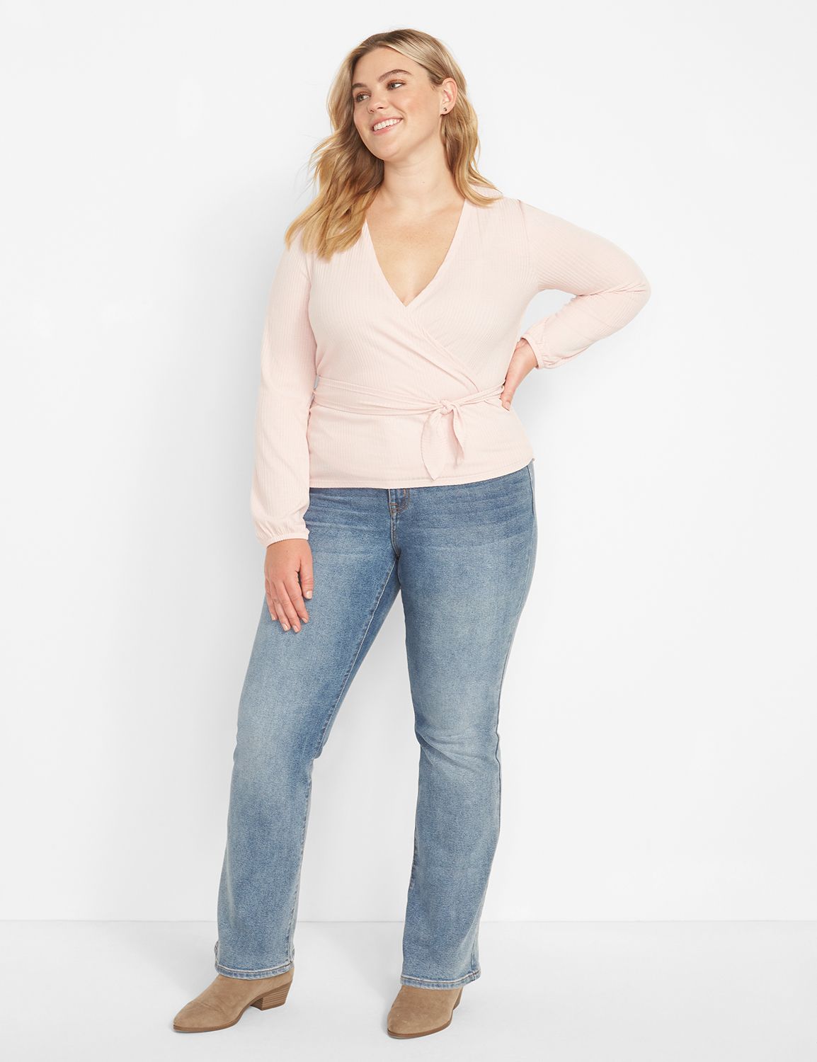 Cotton Wrap Cropped Top
