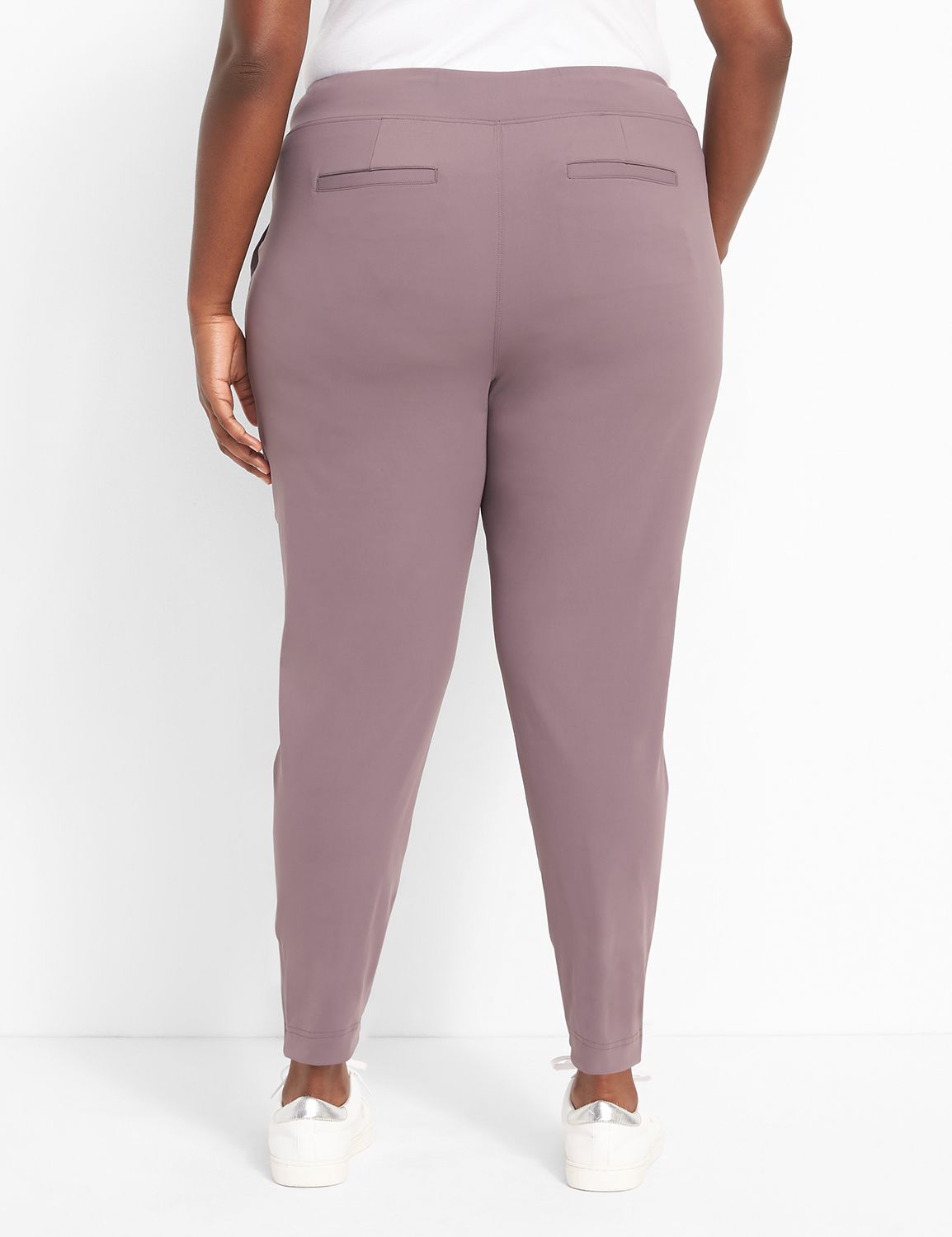 LIVI Mid Rise Knit Ankle Length Tro Product Image 2